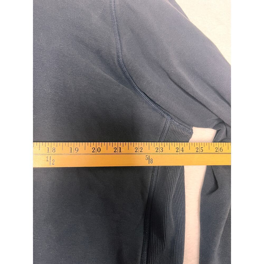 ACE Pullover Hooded French Terry Sweatshirt Navy Blue sz XL Lounge Preppy Basic - Picture 9 of 12